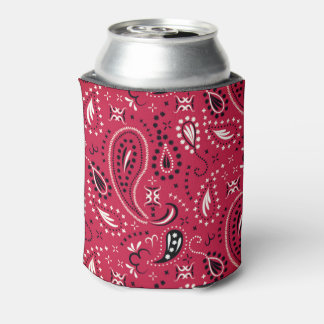 Rafraîchisseur Pour Canette Bandana rouge