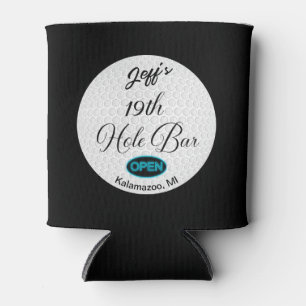 Rafraîchisseur Pour Canette Bar 19th Hole Bar Personnalisé Golf Ball Design Ba