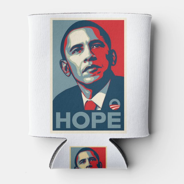 Rafraîchisseur Pour Canette Barack Obama Hope (Devant)