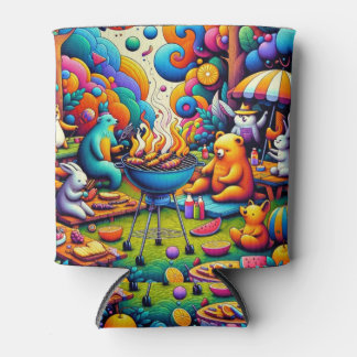 Rafraîchisseur Pour Canette Barbecue cosmique