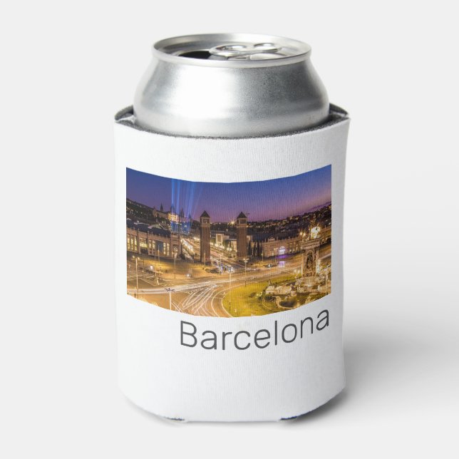 Rafraîchisseur Pour Canette Barcelona Plaza de Espana Catalogne Espagne Couche (Can devant)