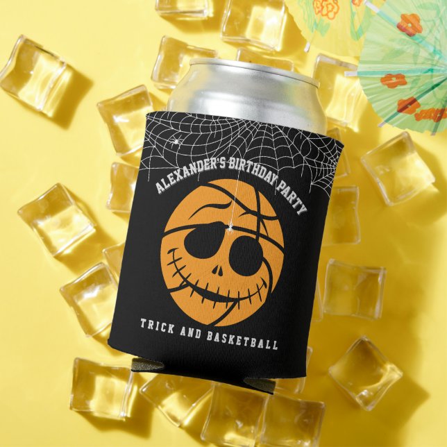 Rafraîchisseur Pour Canette Basket d'Halloween Ball Trick ou Basketball Annive (Été in situ)