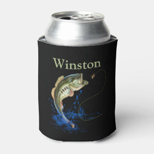 Rafraîchisseur Pour Canette Basse Poisson Frappe Pêche leurre Prénom