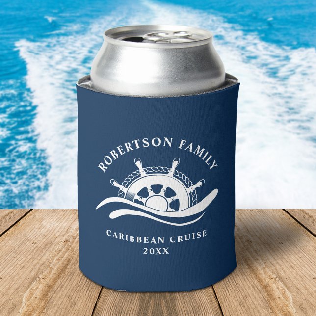 Rafraîchisseur Pour Canette Bateau de croisière de famille nautique Roue Marin (Créateur téléchargé)