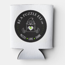 Be A Puzzle Elf - Can Cooler