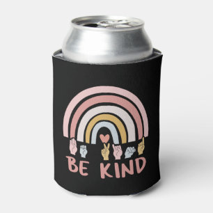 Rafraîchisseur Pour Canette Be Kind ASL III - Langue des Signes Américaine