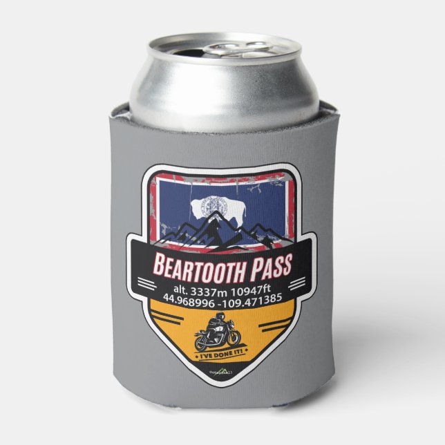Rafraîchisseur Pour Canette Beartooth Pass Motorcycle US 212 01 (Can devant)