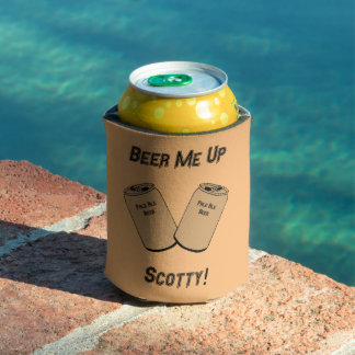 Rafraîchisseur Pour Canette Beer Me Up Scotty ! Mariage Groomsman Bar Nouveaut