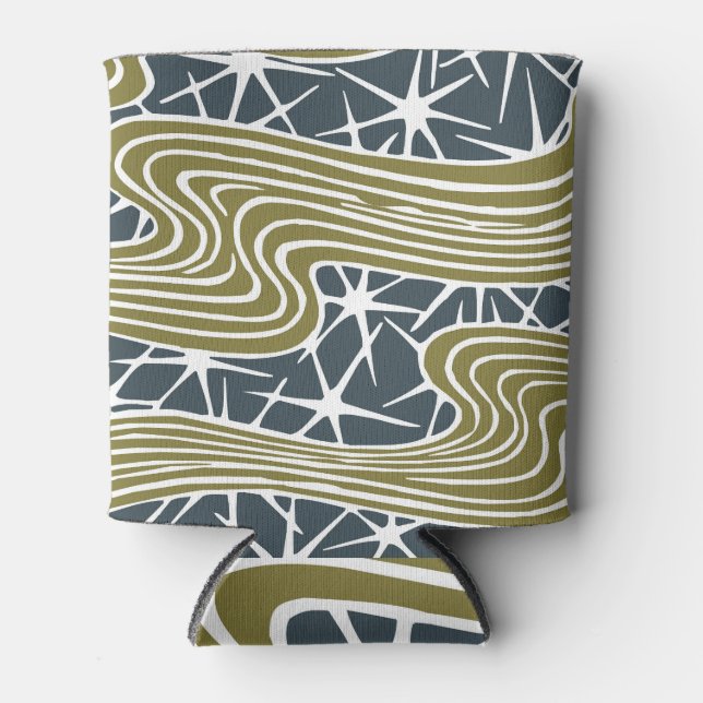 Rafraîchisseur Pour Canette Belle illustration vintage. (Devant)