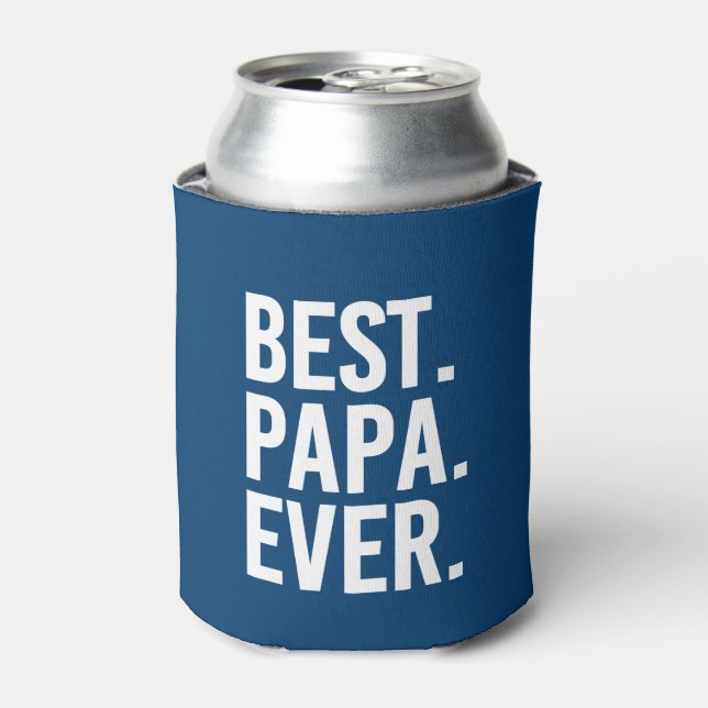 Rafraîchisseur Pour Canette Best Papa Ever drôle peut refroidir pour grand-pèr (Can devant)