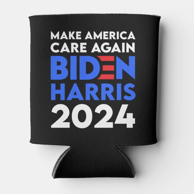 Rafraîchisseur Pour Canette Biden / Harris - 2024 - Rendre l'Amérique à nouvea (Devant)