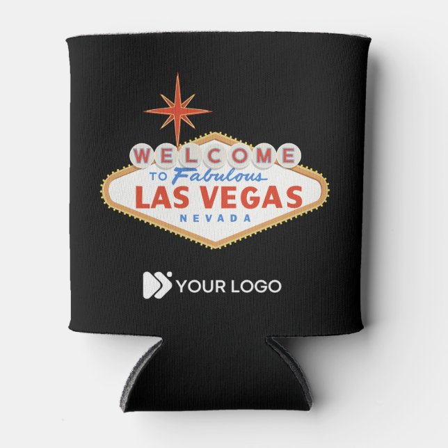 Rafraîchisseur Pour Canette Bienvenue à Las Vegas Custom Logo Can Cooler (Devant)