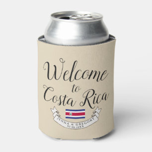 Rafraîchisseur Pour Canette Bienvenue au Costa Rica Personnalisation du mari