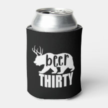 Bière Trente Pâte À Refroidir/Koozie | Lettre bloc