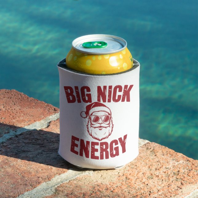 Rafraîchisseur Pour Canette Big Nick Energy Funny Père Noël Rude Christmas Jok (Piscine in situ)