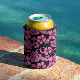 RAFRAÎCHISSEUR  POUR CANETTE BIKINI ROSE (NOIR/ROSE)