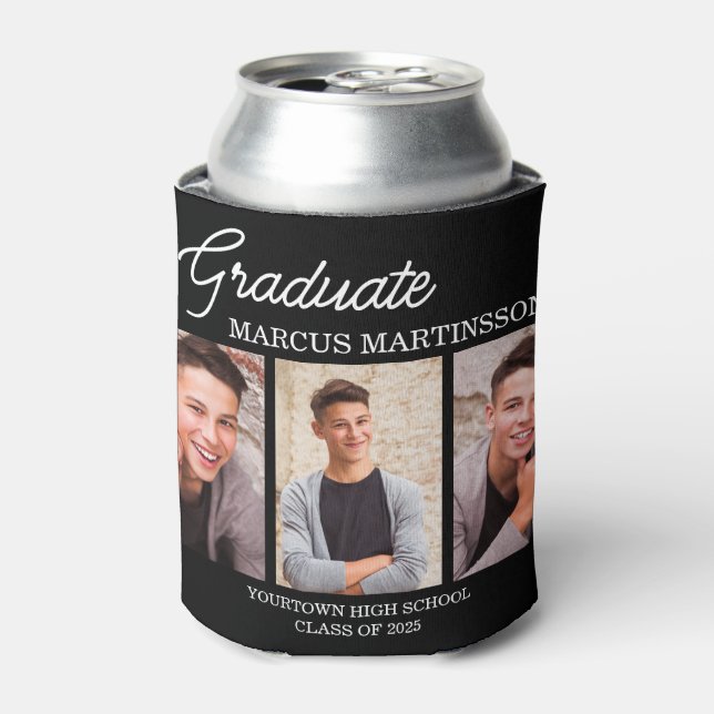 Rafraîchisseur Pour Canette Black 3 Photo Graduate Graduate Graduate (Can devant)