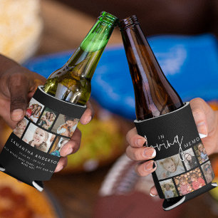 Rafraîchisseur Pour Canette Black Custom In Loving Memory 12 Photo Collage