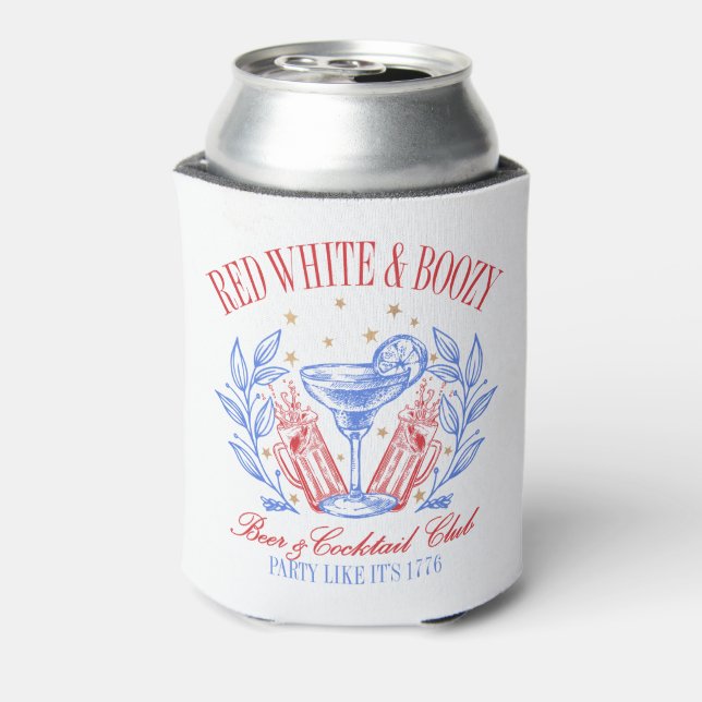 Rafraîchisseur Pour Canette Blanc rouge et boisé (Can Dos)