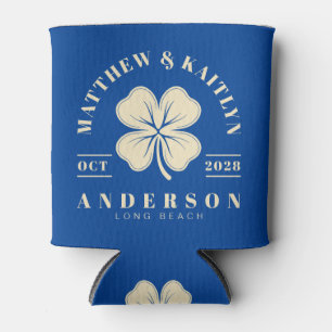 Rafraîchisseur Pour Canette Blason de mariage Royal Irish Clover de milieu de