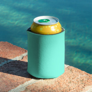 Rafraîchisseur Pour Canette Bleu Vert Turquoise Aquamarin Couleur Uni