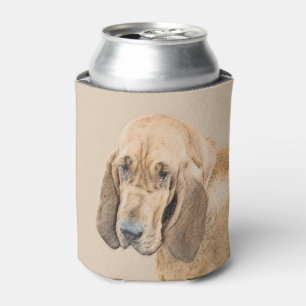 Rafraîchisseur Pour Canette Bloodhound Peinture - Joli chien d'origine art