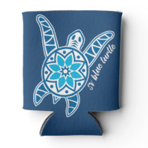 Blue Turtle Cruiser Can Cooler