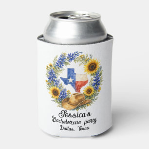 Rafraîchisseur Pour Canette Bluebonnets Texas Texan floral EVJF 