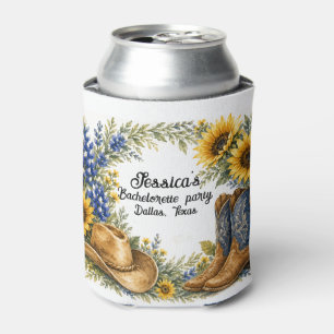 Rafraîchisseur Pour Canette Bluebonnets Texas Texan floral EVJF 
