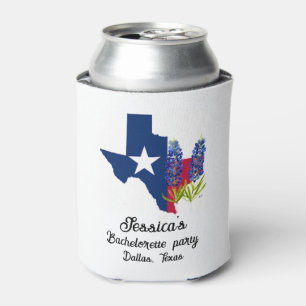 Rafraîchisseur Pour Canette Bluebonnets Texas Texan floral EVJF 
