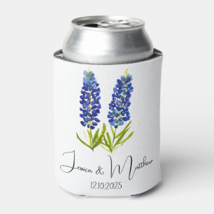 Rafraîchisseur Pour Canette Bluebonnets Texas Texan Mariage nature fleurie