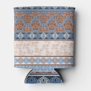 Rafraîchisseur Pour Canette Boho Floral Stripes : Ethnic Seamless Collection