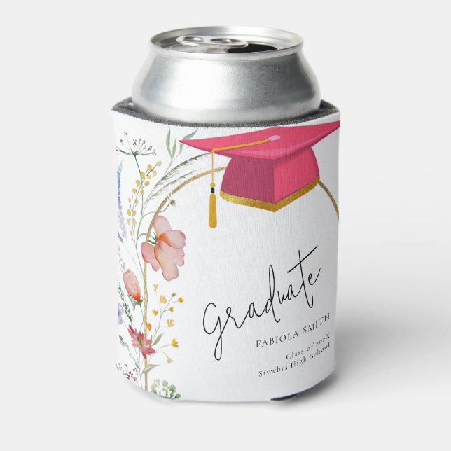 Rafraîchisseur Pour Canette Boho Parti de graduation Fleur sauvage (Can Dos)