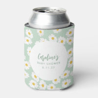 Boho Pastel Sage Daisies Floral Baby shower Person