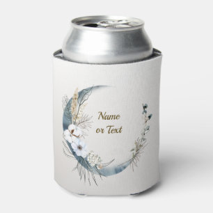Rafraîchisseur Pour Canette Boho White Orchidée Fleurs Blue Moon Elegant Party