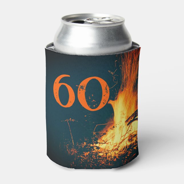 Rafraîchisseur Pour Canette Bonfire Son Anniversaire Anniversaire Fête d'anniv (Can devant)