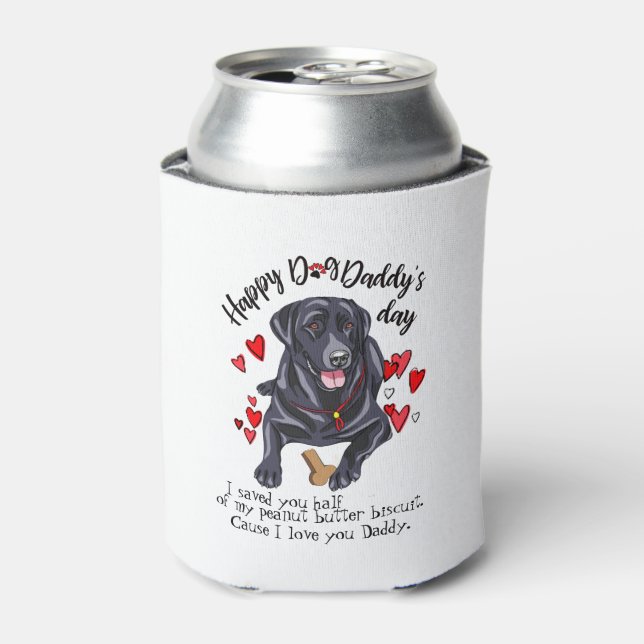 Rafraîchisseur Pour Canette Bonne Fête des pères de votre Labrador Retriever (Can devant)