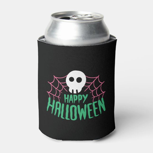 Rafraîchisseur Pour Canette Bonne Halloween peut refroidir (Can devant)