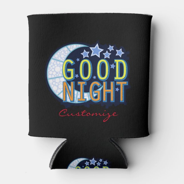 Rafraîchisseur Pour Canette Bonne nuit Croissant Lune Thunder_Cove (Devant)
