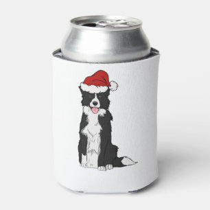 Rafraîchisseur Pour Canette Border Collie de Noël 1