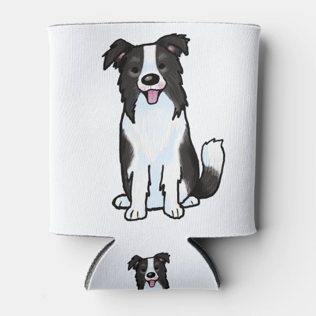 Rafraîchisseur Pour Canette Bordure Collie (Devant)
