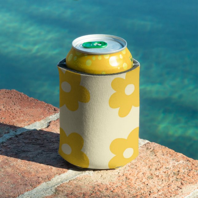 Rafraîchisseur Pour Canette Botanique et tropicale fleurie jaune Printemps et  (Piscine in situ)