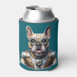 Rafraîchisseur Pour Canette Bouledogue français robot Fête des pères