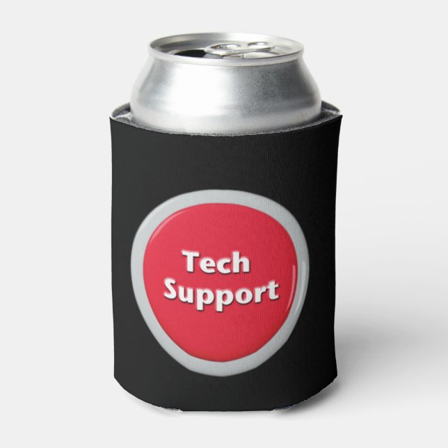 Rafraîchisseur Pour Canette Bouton Panique rouge du support technique (Can devant)
