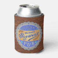 Brasserie Pub Personnalisé Bière Bouteille Casquet