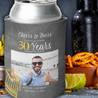 Bravo et bières à 30 ans homme photo d'anniversair