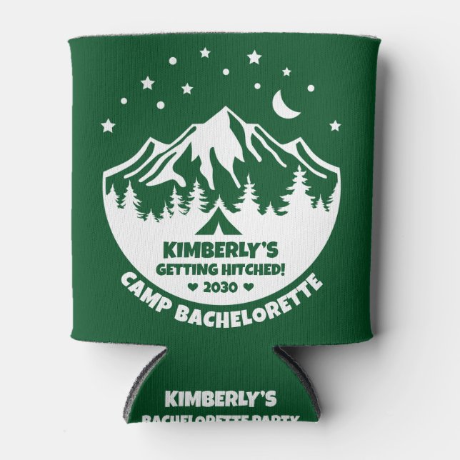 Rafraîchisseur Pour Canette Bride Camp Bachelorette Party (Devant)