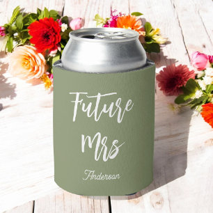 Rafraîchisseur Pour Canette Bride Green White Future Mme Elegant