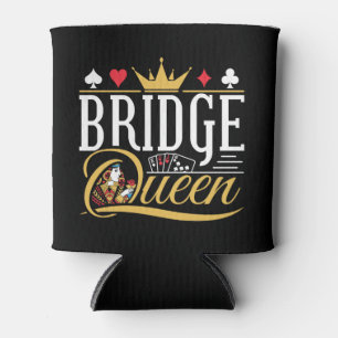 Rafraîchisseur Pour Canette Bridge Queen Card Game Women