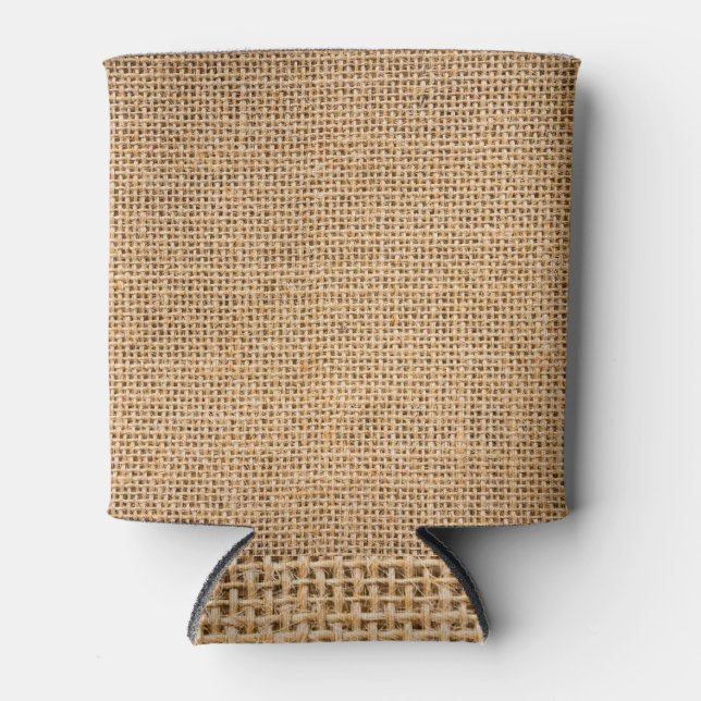 Rafraîchisseur Pour Canette Burlap texture, arrière - plan transparent (Devant)